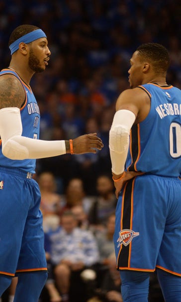 Carmelo Anthony, Paul George make debut with the Oklahoma City Thunder
